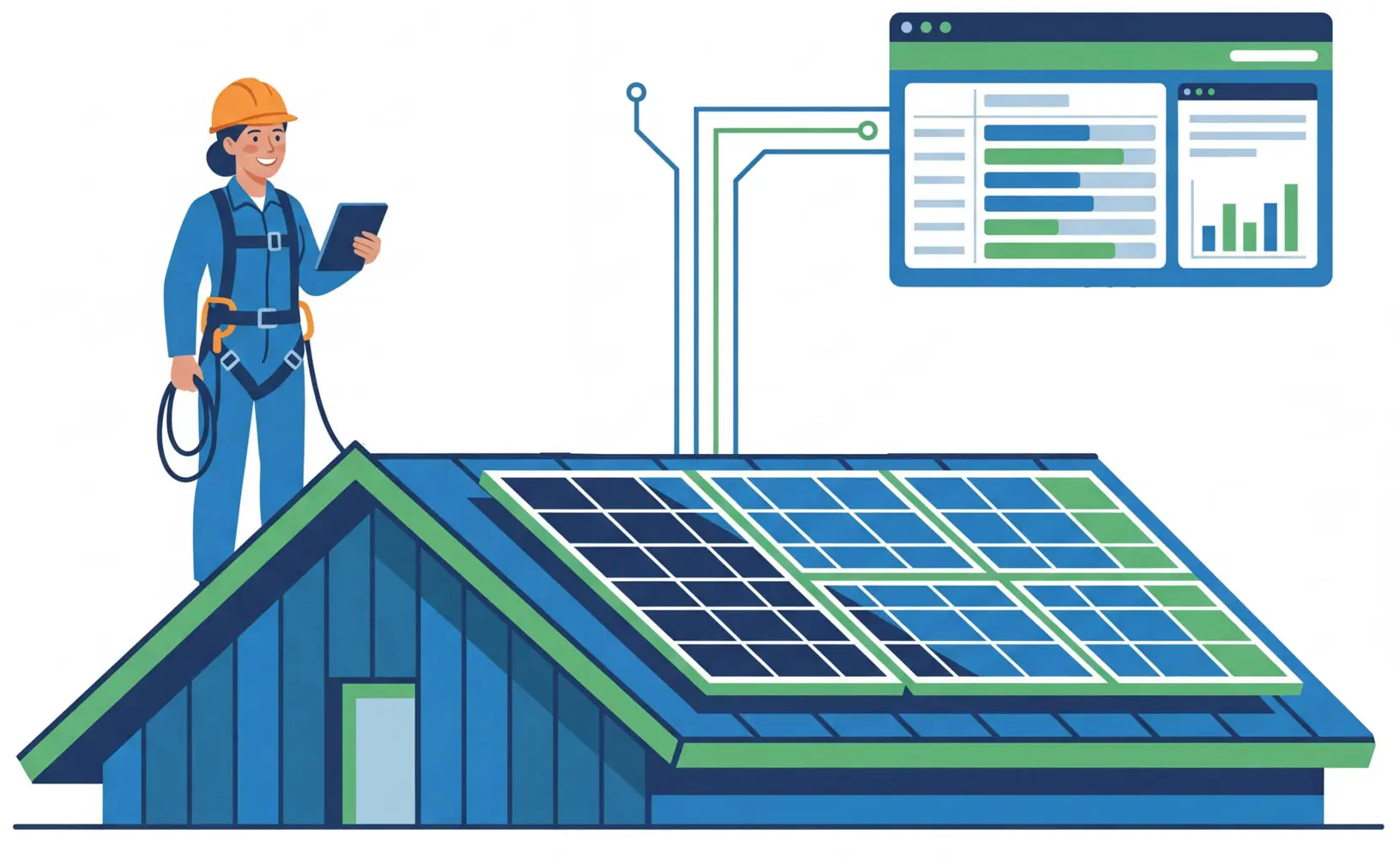 solar panel installation