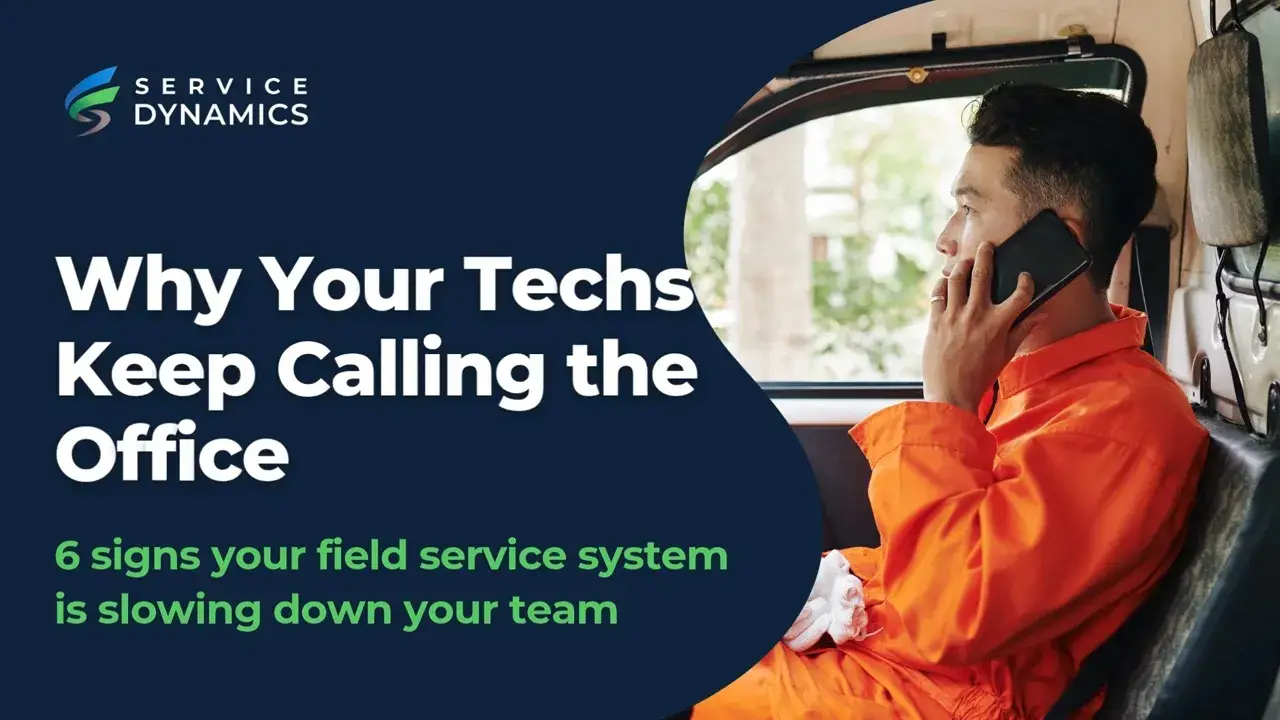 why your techs keep calling the office