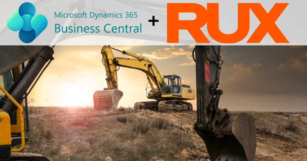 Best Rental Software ERP Business Central and RUX Rentals
